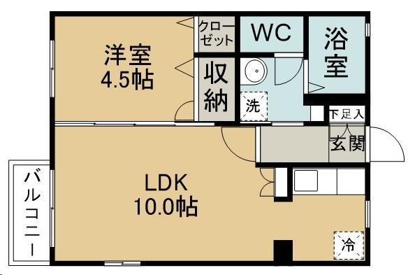 サンヒルズＭｉの間取り