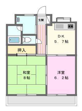 メゾン鈴花の間取り