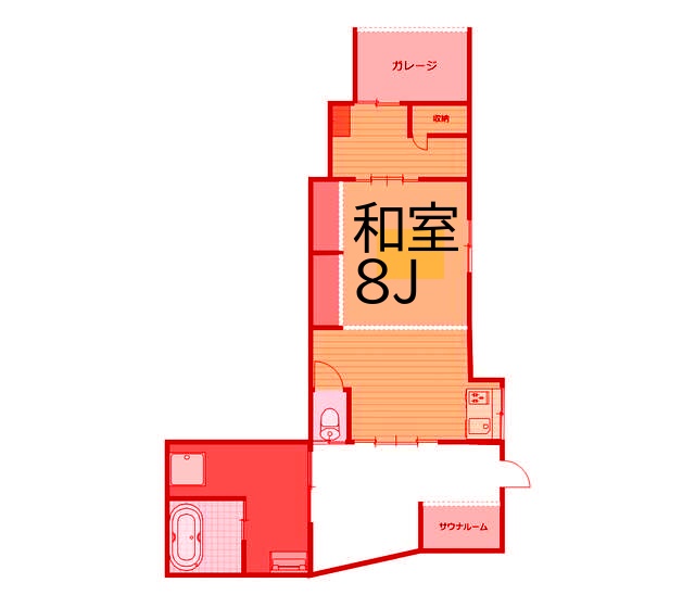 横須賀市富士見町のアパートの間取り