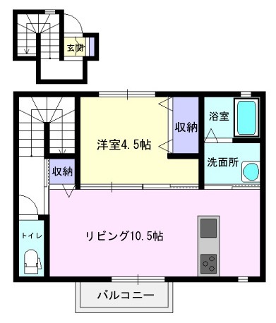 ドルチェ・ヴィータ鹿島Cの間取り