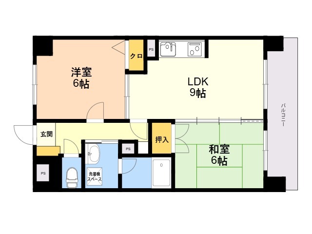 ライオンズマンション香椎駅東の間取り