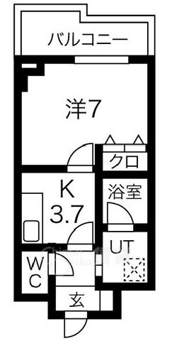 アルグラッド野田阪神の間取り