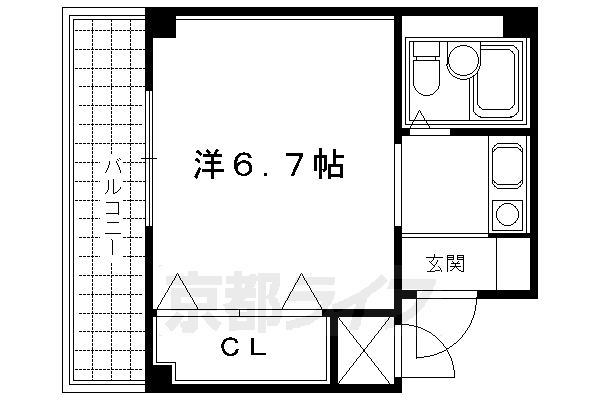 エクセレントビル夷川の間取り写真