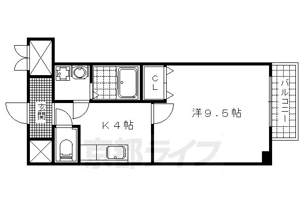 ＣＩＴＹ　ＳＰＩＲＥ浜大津駅前の間取り