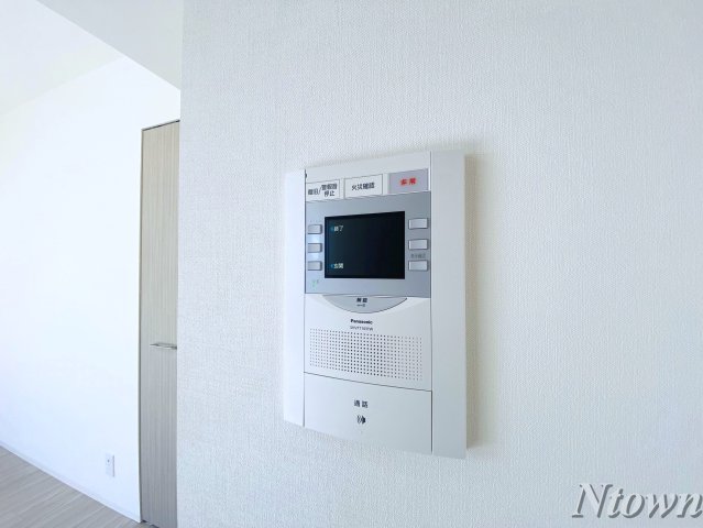 セキュリティ　モニター付きインターフォンです