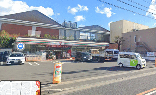 コンビニ　セブンイレブン藤沢片瀬店（コンビニ）まで288m