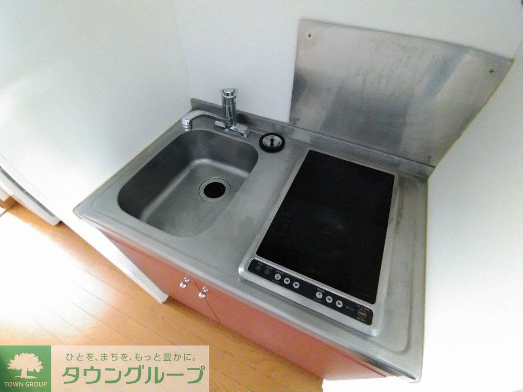 キッチン　シングルレバー設置