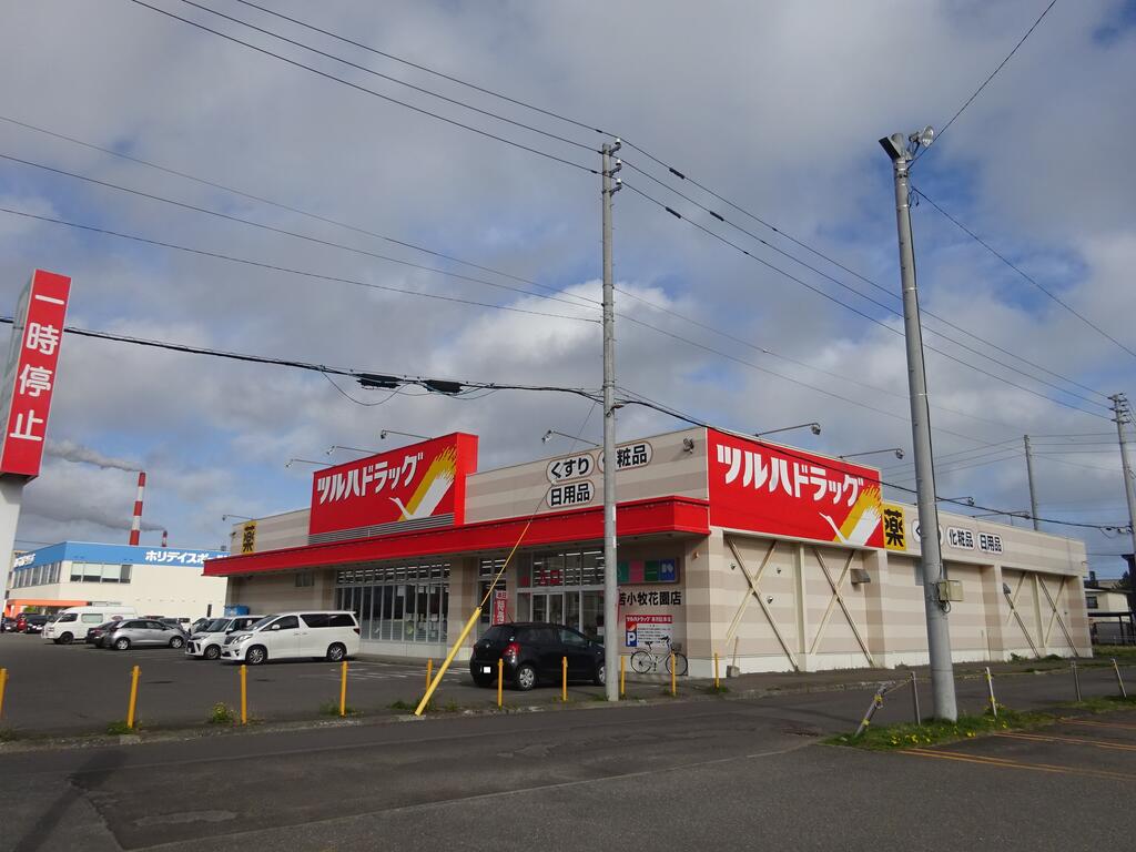 ドラックストア　ツルハドラッグ苫小牧花園店（ドラッグストア）まで835m