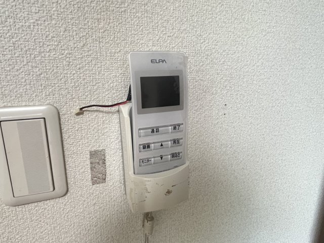 セキュリティ　モニター付きインターホンです
