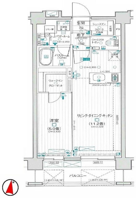 パレステージ京王よみうりランドIIの間取り写真