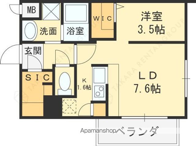 LEGALAND NISHINOMIYA PARKSIDEの間取り写真