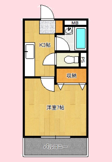 メルベーユ北原台の間取り写真