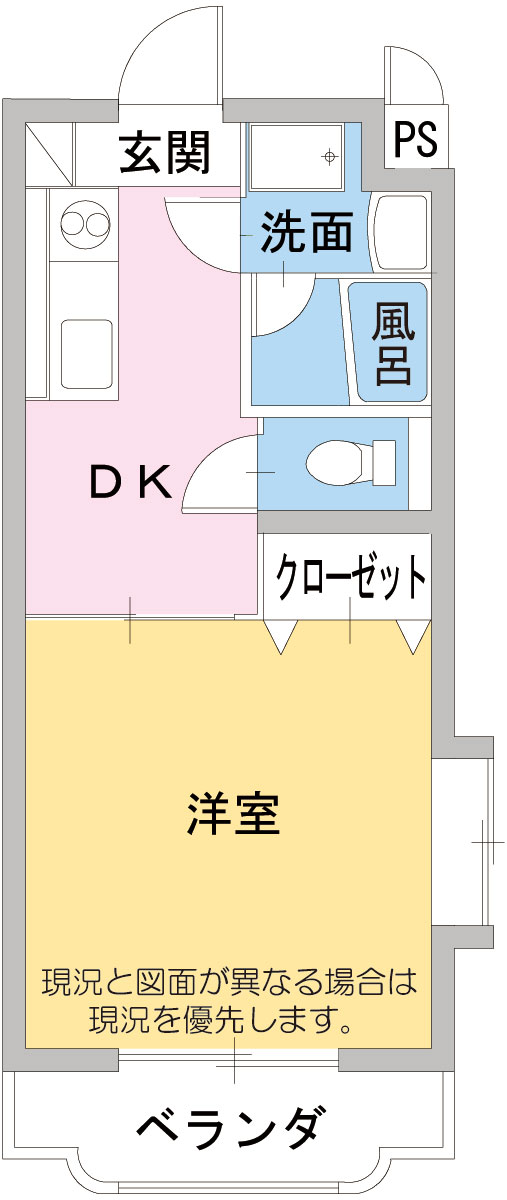 ブルージュ・Mの間取り写真