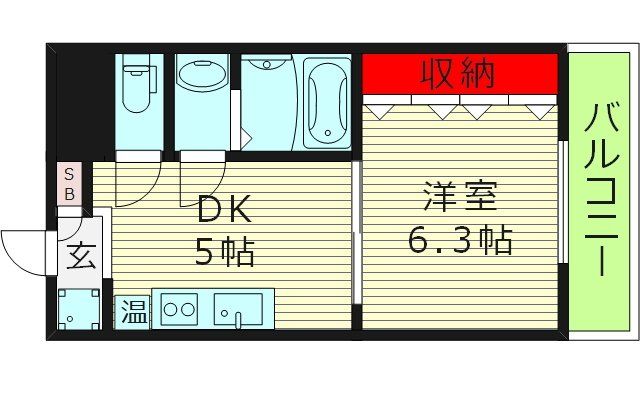 新深江池田マンションの間取り写真