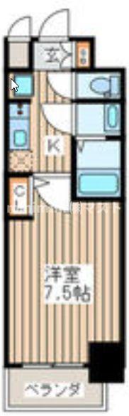 地下鉄長堀鶴見緑地線 ドーム前千代崎駅 徒歩5分 12階建 築10年の間取り写真