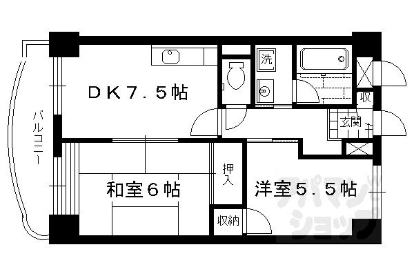 セレクテ西大路の間取り写真