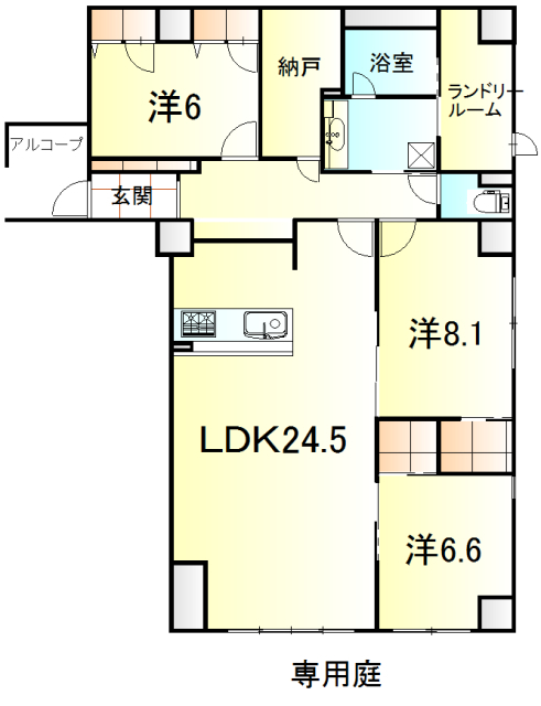 RESIDENCE KIKUZAKAの間取り写真