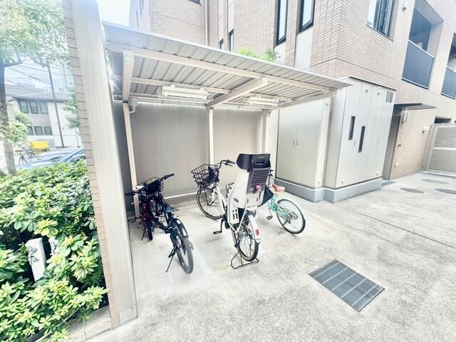 駐車場　駐輪場です。