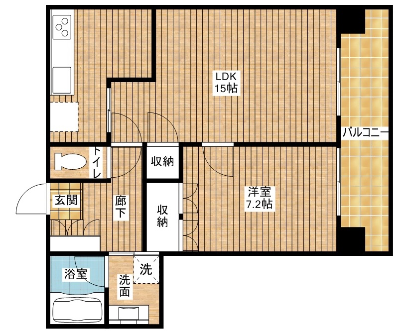 ローレルタワー梅田の間取り