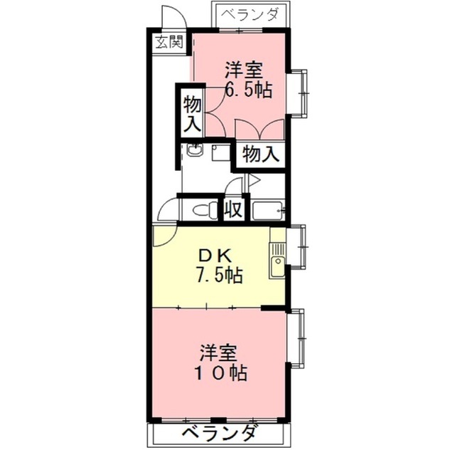 ラカーサ　アルタの間取り