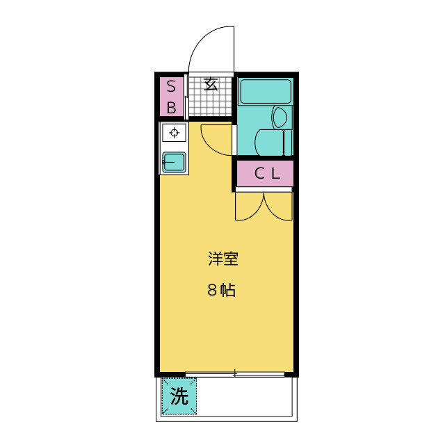 大塚アパルトマンの間取り