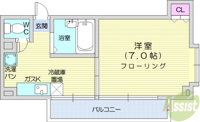 イートンハイツ台原の間取り