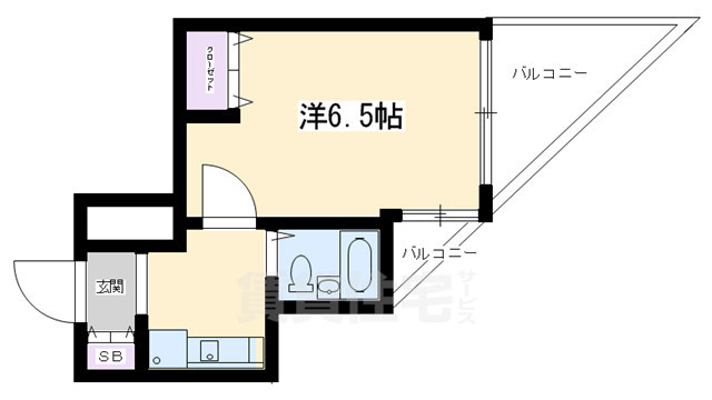 エスリード京都駅前の間取り