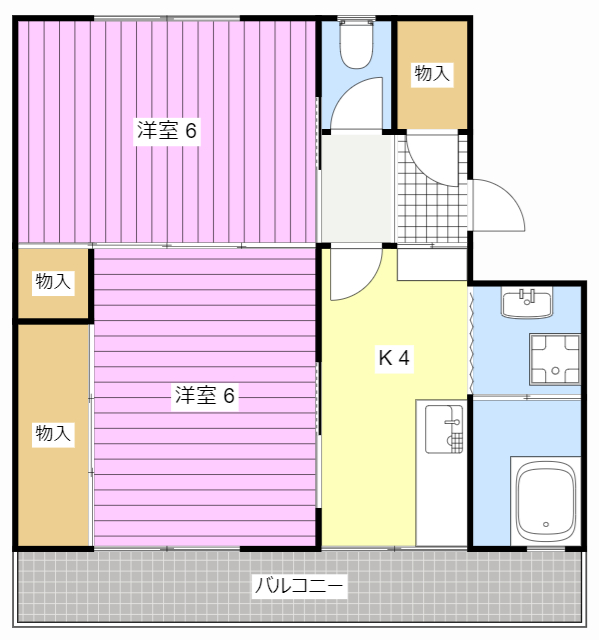 TriviaマンションBの間取り