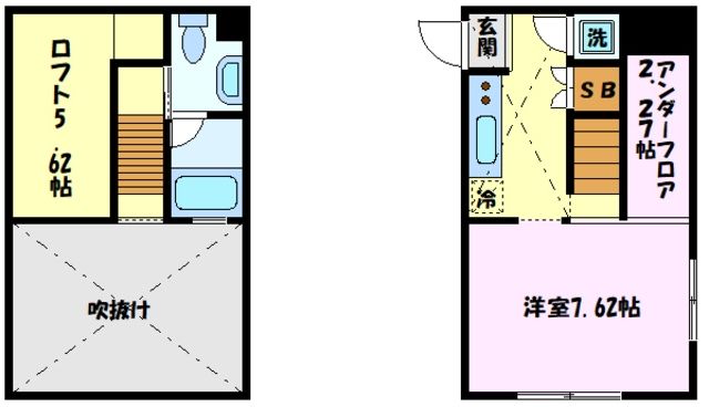 神奈川県川崎市麻生区片平３（アパート）の賃貸物件の間取り