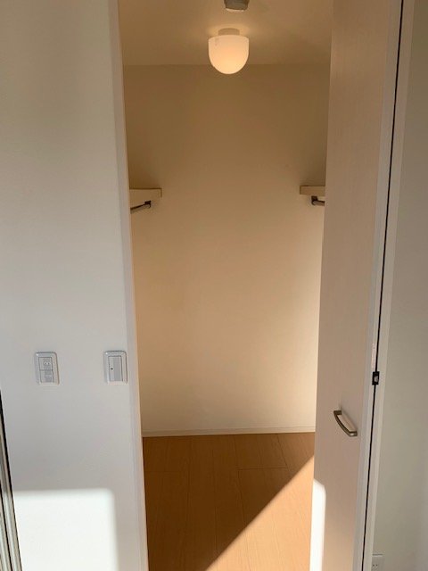 収納　ウォークインクローゼット付で収納たっぷり