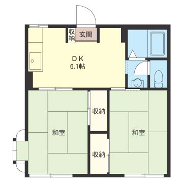 ハイツフジの間取り