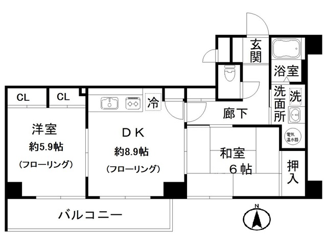 ヒルブリッジヒルＮｏ．１の間取り