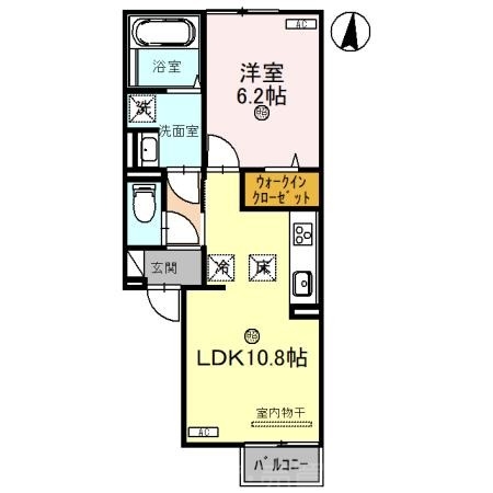 メルベーユ川島の間取り