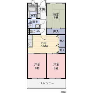 エクセル島崎の間取り