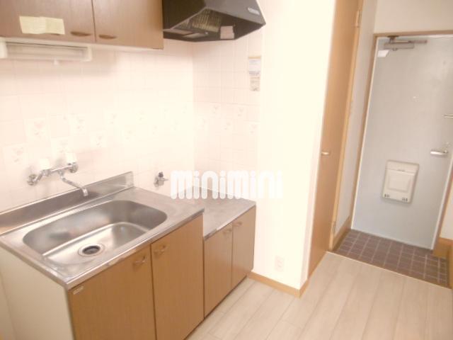 キッチン　２口ガスコンロ設置可能なキッチンです。