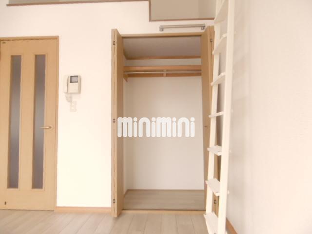 収納　コートやシャツを掛けられるクローゼットタイプです。