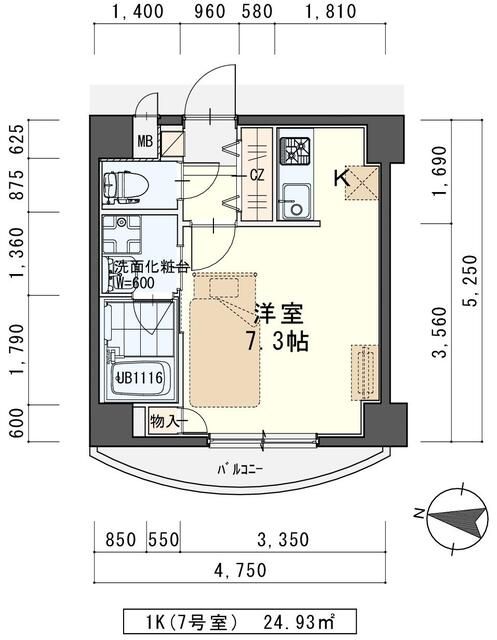 ラピス雨宮の間取り