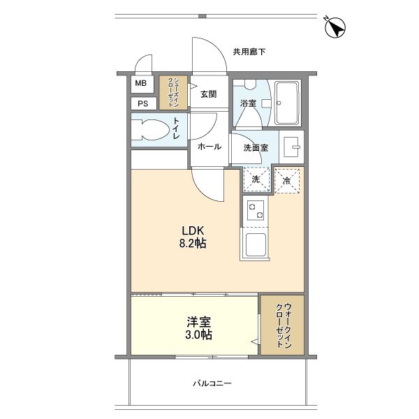 【福岡市南区大楠のマンションの間取り】