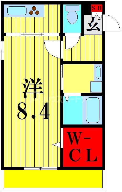 Tスクエア越ケ谷の間取り