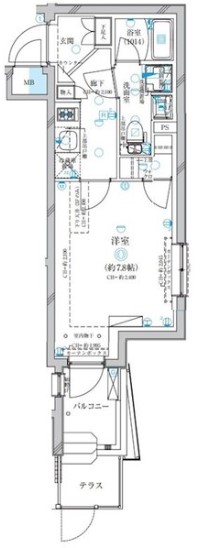 【ディアレイシャス下高井戸の間取り】