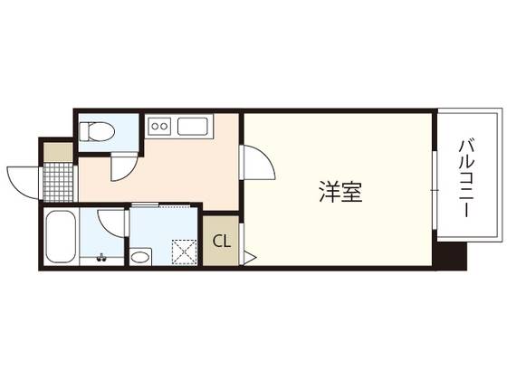 広島市中区舟入南のマンションの間取り