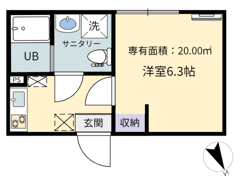 門川新築アパートの間取り