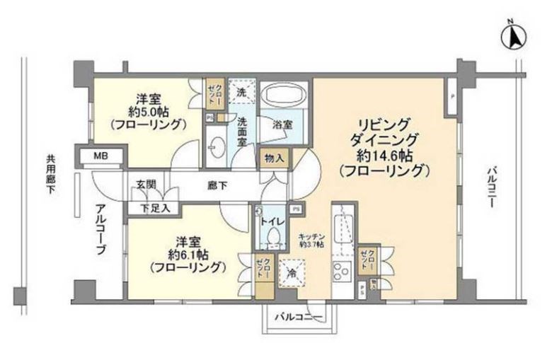 パークハウス杉並高井戸の間取り