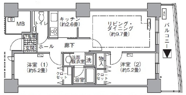 アクティ汐留の間取り