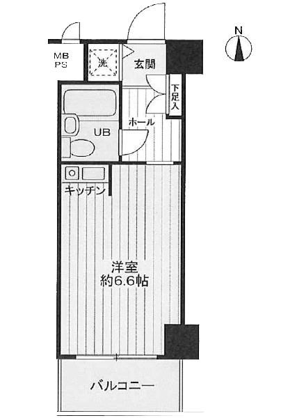 ライオンズマンション御池通の間取り