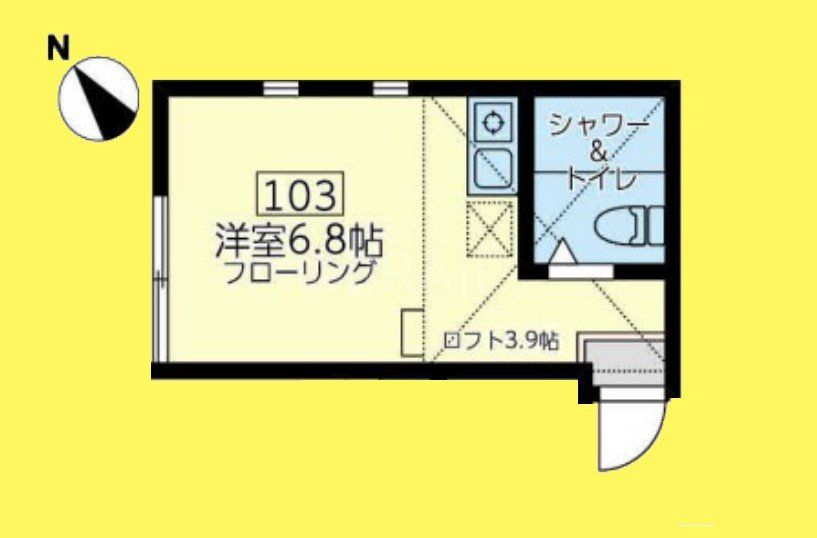 ユナイト藤沢ジャクリーヌの間取り