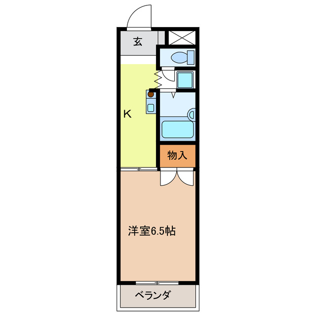 アルシオネ近藤の間取り