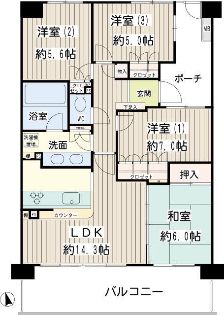 アイランドグレースの間取り