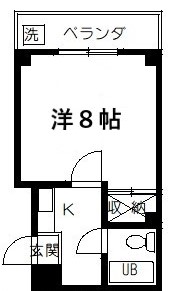 花園マンションの間取り