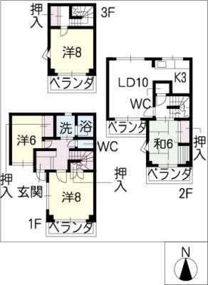 パークタウン城山の間取り